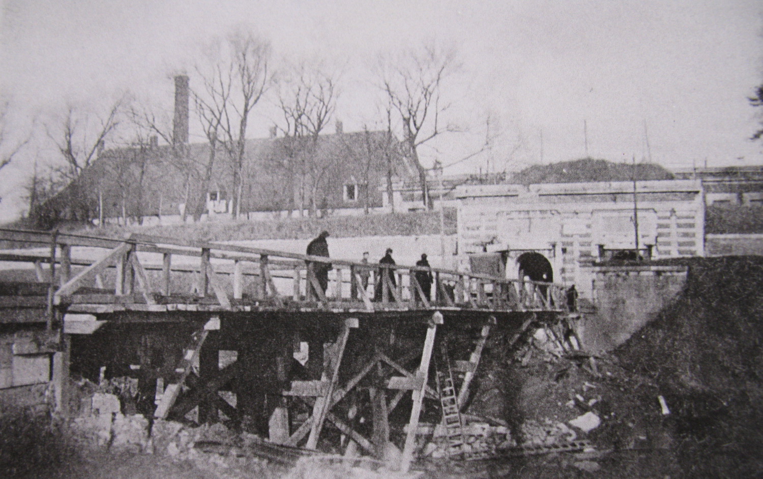 The bridge n°2 in Maubeuge was built by the New Zealand Tunnellers